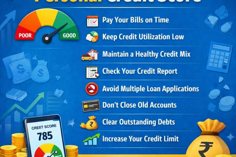 What should I do to improve my personal credit score