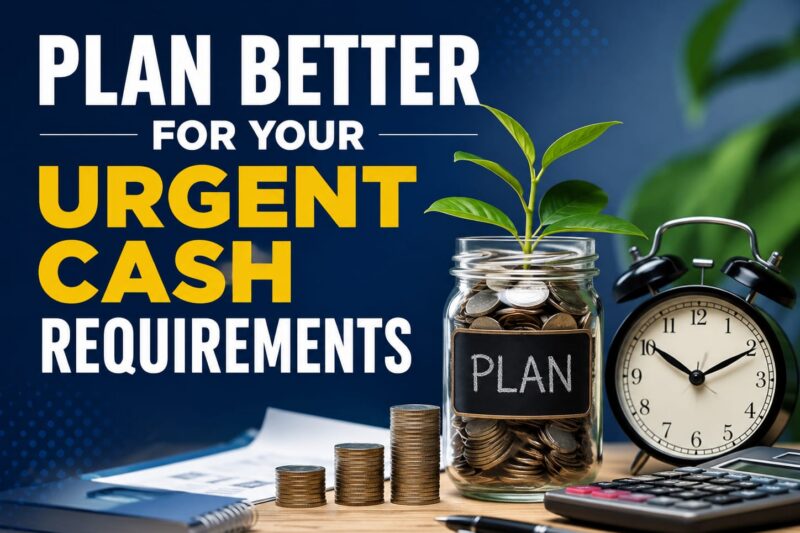Plan Better for Your Urgent Cash Requirements